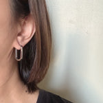 Load image into Gallery viewer, Sylvia Silver Hoops
