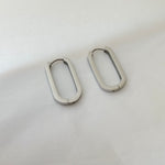 Load image into Gallery viewer, Sylvia Silver Hoops
