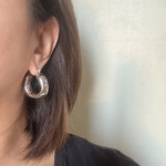 Load image into Gallery viewer, Alegra Silver Hoops (pre- order)
