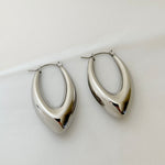 Load image into Gallery viewer, Louise Silver Hoops
