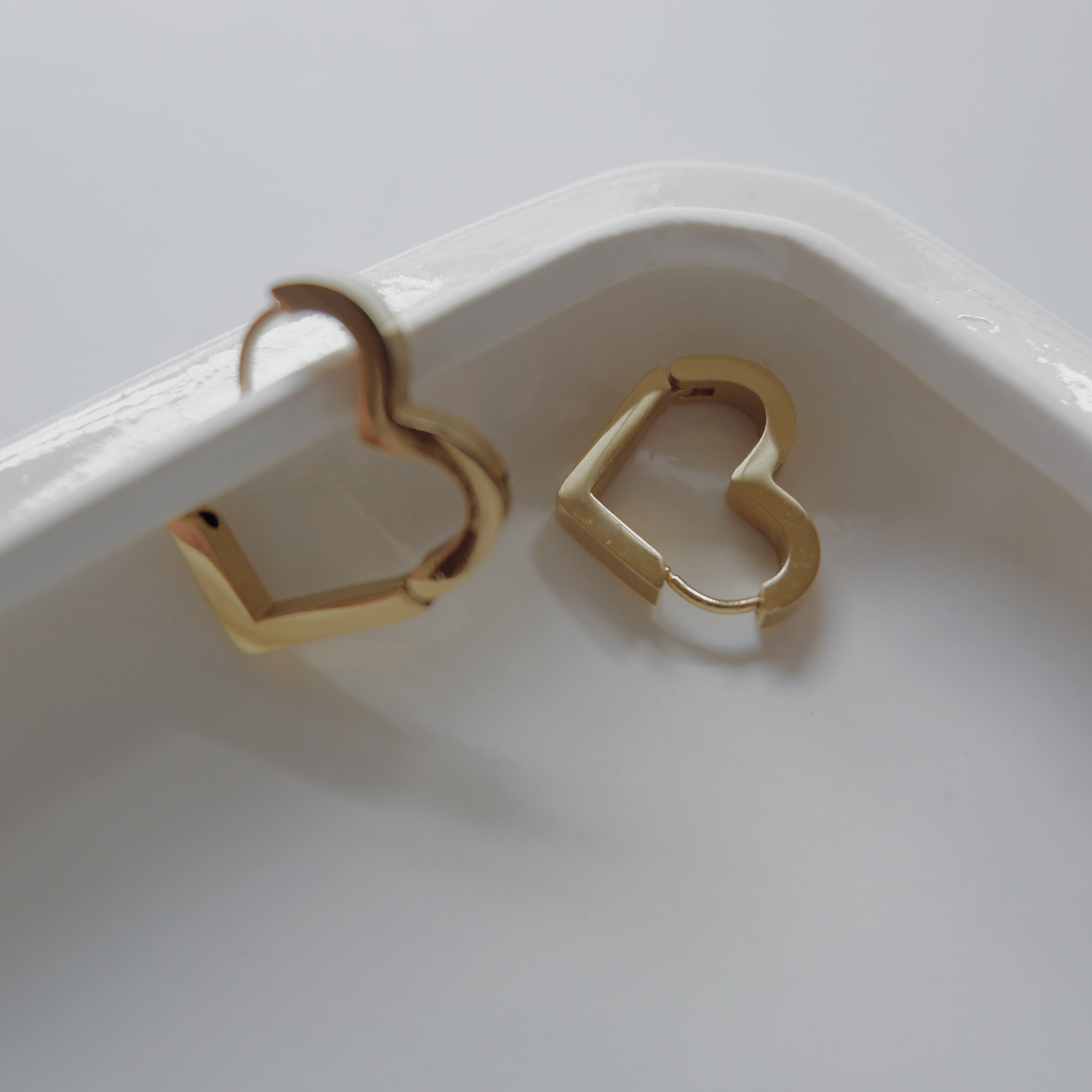 Peri Mini Heart Hoops (pre- order)