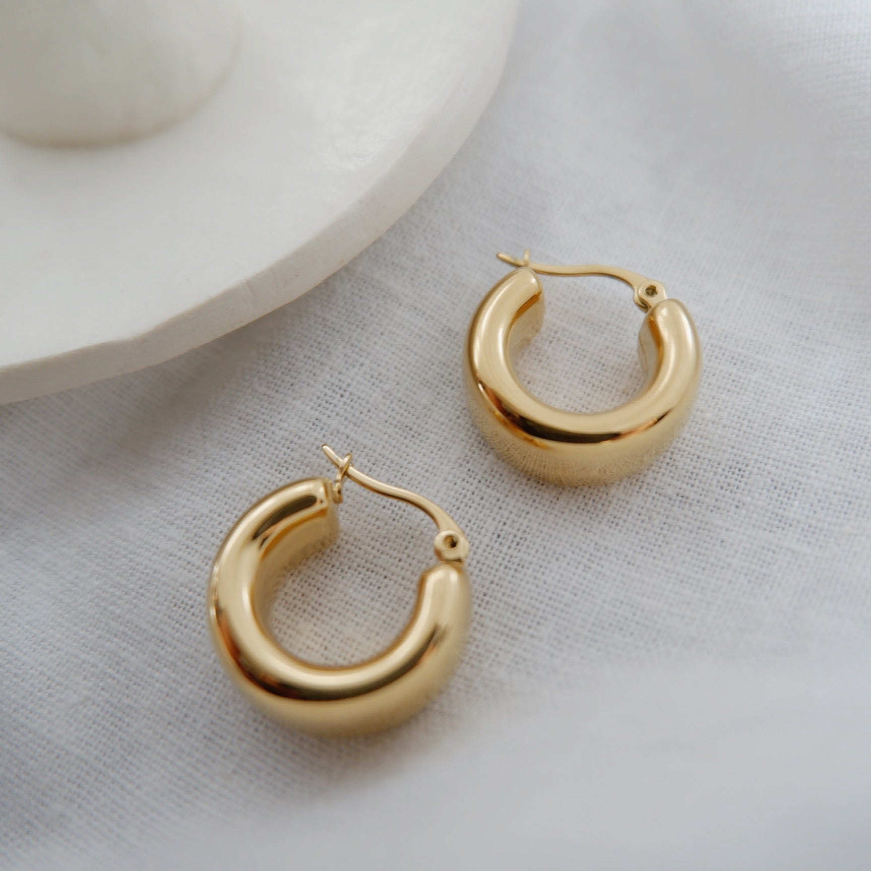 Caterina Gold Hoops (pre- order)