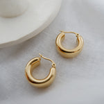 Load image into Gallery viewer, Caterina Gold Hoops (pre- order)
