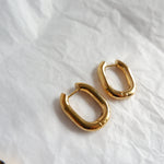 Load image into Gallery viewer, Astra Gold Hoops
