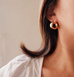 Load image into Gallery viewer, Caterina Gold Hoops (pre- order)
